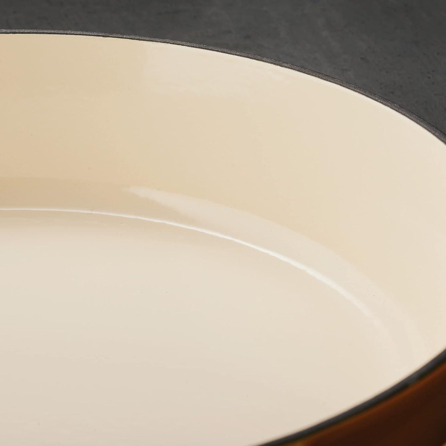 image:imageTramontina Bestow Enameled Cast Iron Dutch Oven Pot with Lid Round 55quart Medium BlueSunrise