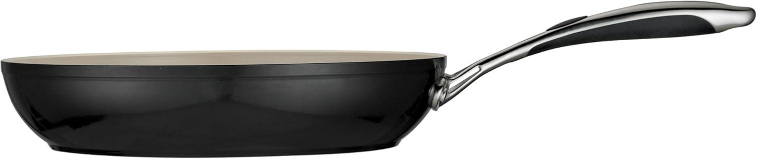 image:imageTramontina Ceramica Deluxe 10Inch Frying Pan Ceramic Non Stick Skillet OvenSafe Metallic BlackFry Pan