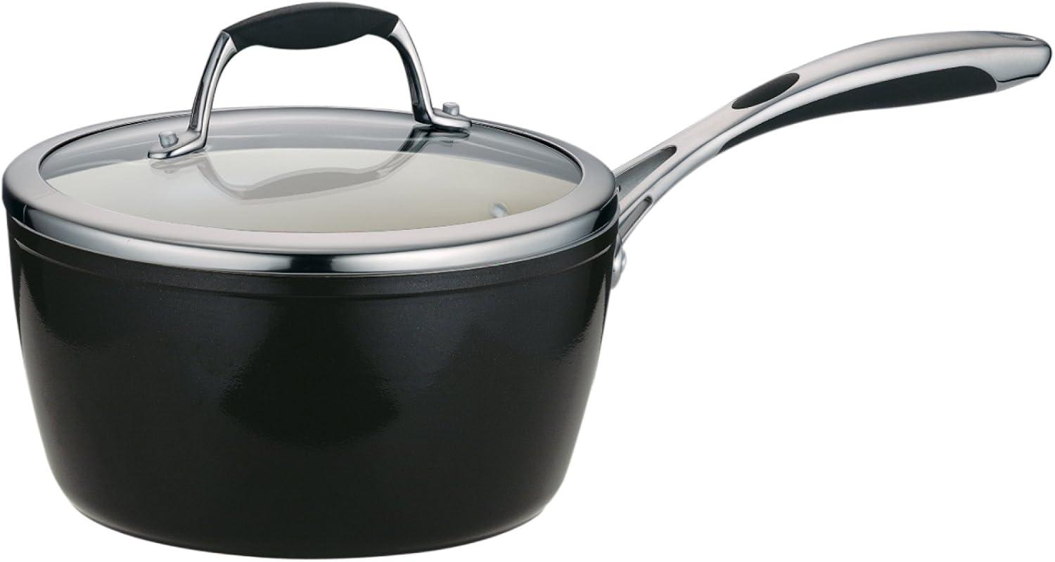 image:imageTramontina Ceramica Deluxe 10Inch Frying Pan Ceramic Non Stick Skillet OvenSafe Metallic BlackSauce Pan