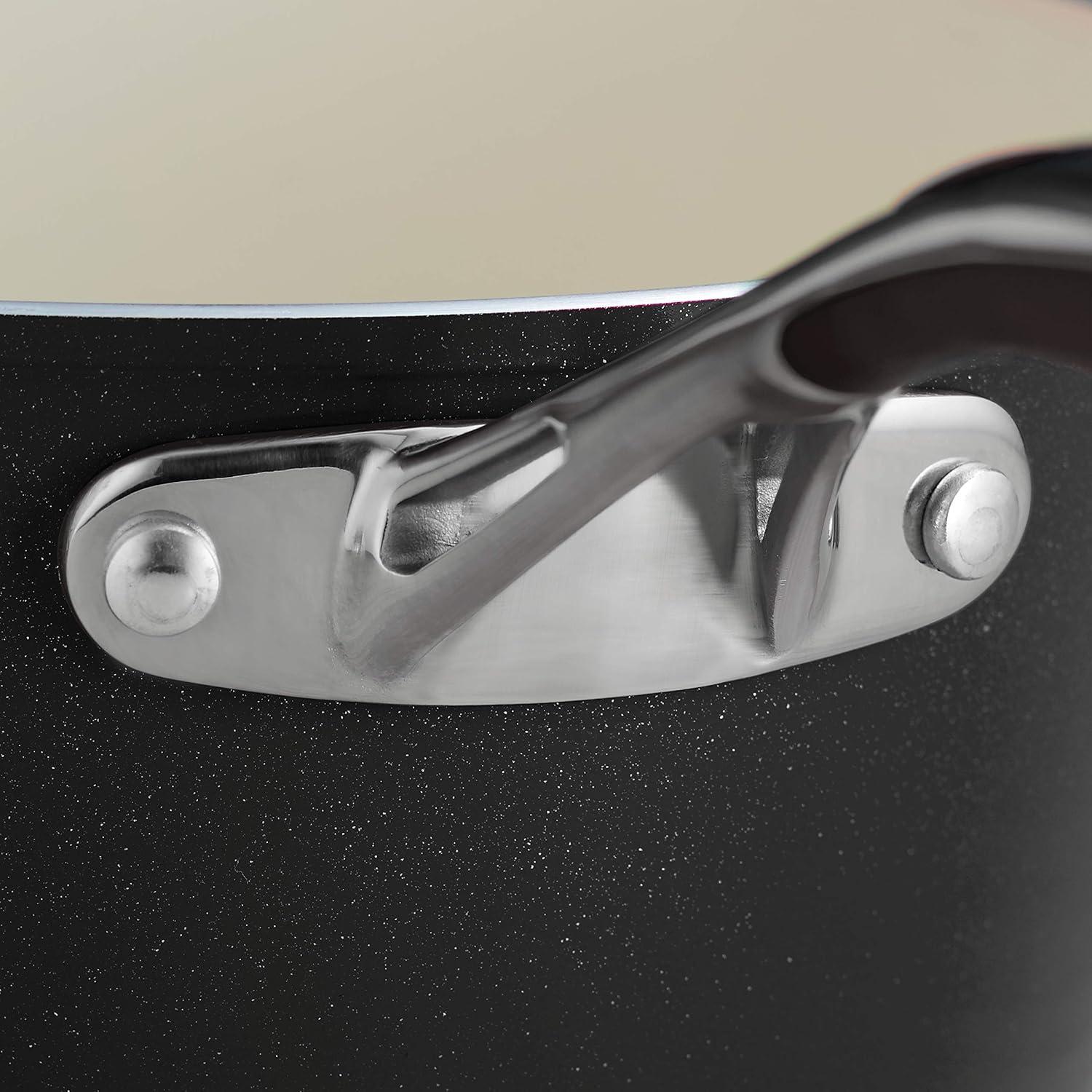 image:imageTramontina Ceramica Deluxe 10Inch Frying Pan Ceramic Non Stick Skillet OvenSafe Metallic BlackSauce Pan