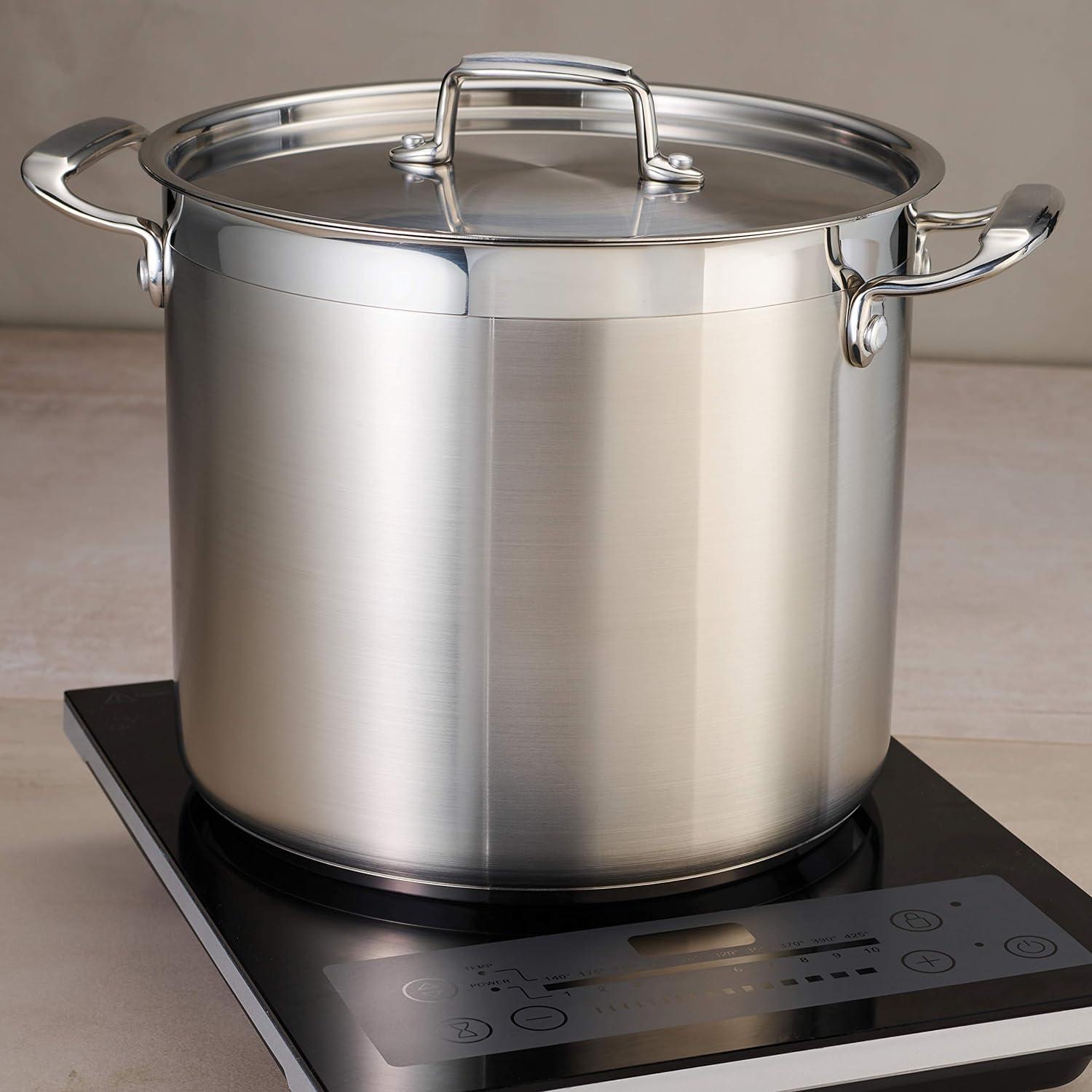 image:imageTramontina Gourmet Stainless Steel 8Quart Stock Pot with Lid16 quart