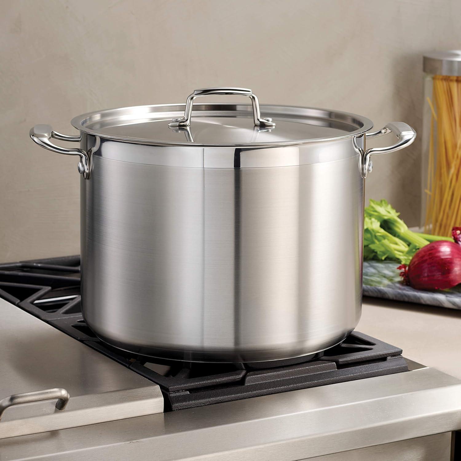 image:imageTramontina Gourmet Stainless Steel 8Quart Stock Pot with Lid16 quart