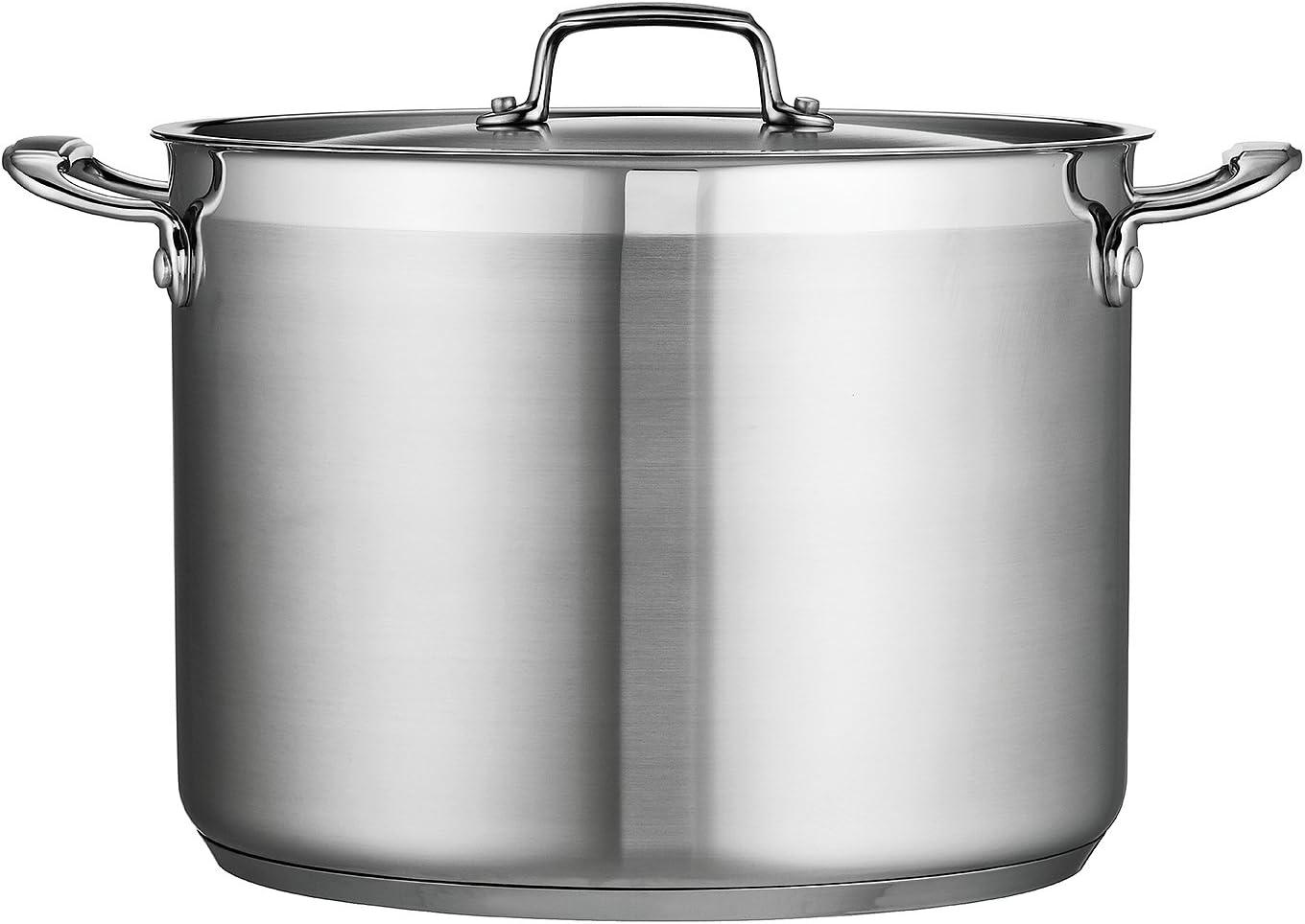 image:imageTramontina Gourmet Stainless Steel 8Quart Stock Pot with Lid16 quart