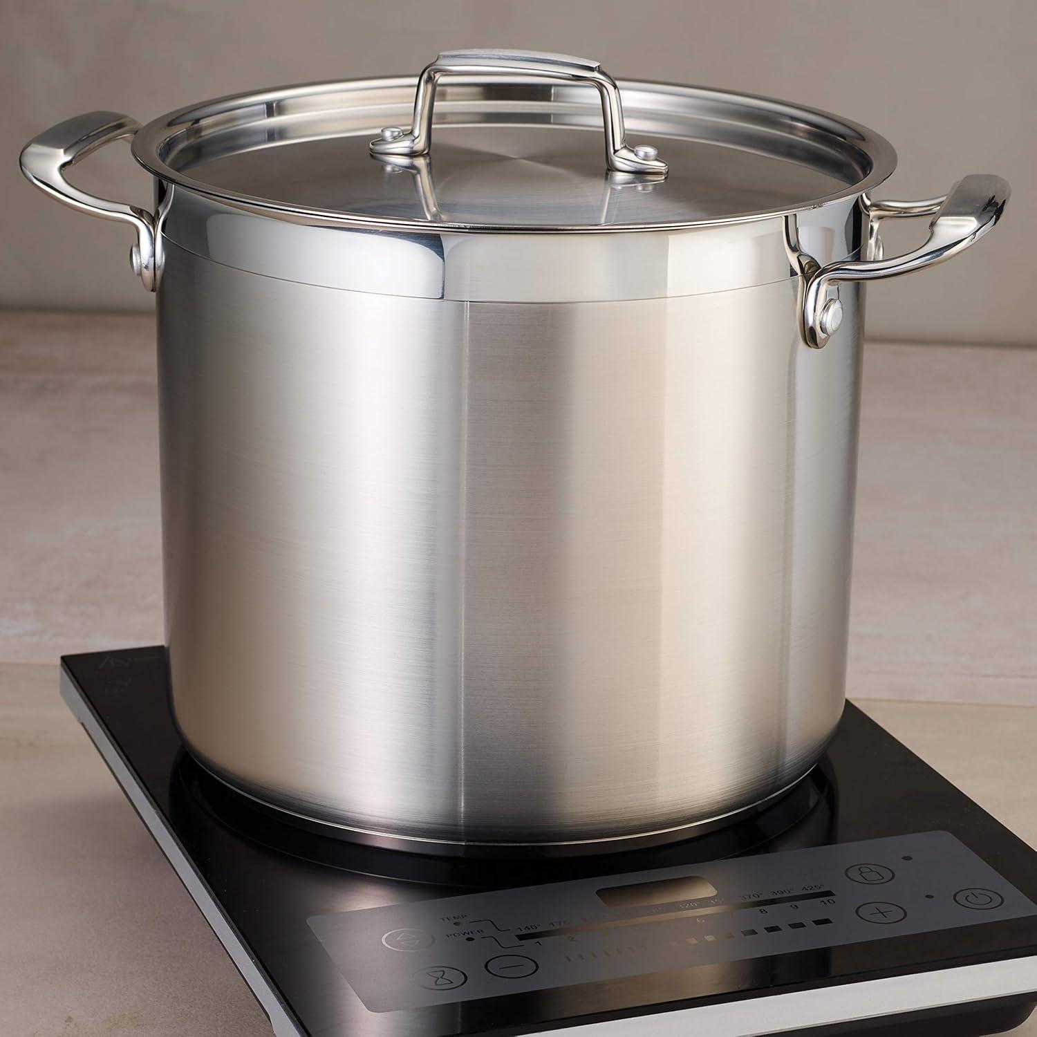 image:imageTramontina Gourmet Stainless Steel 8Quart Stock Pot with Lid24 quart
