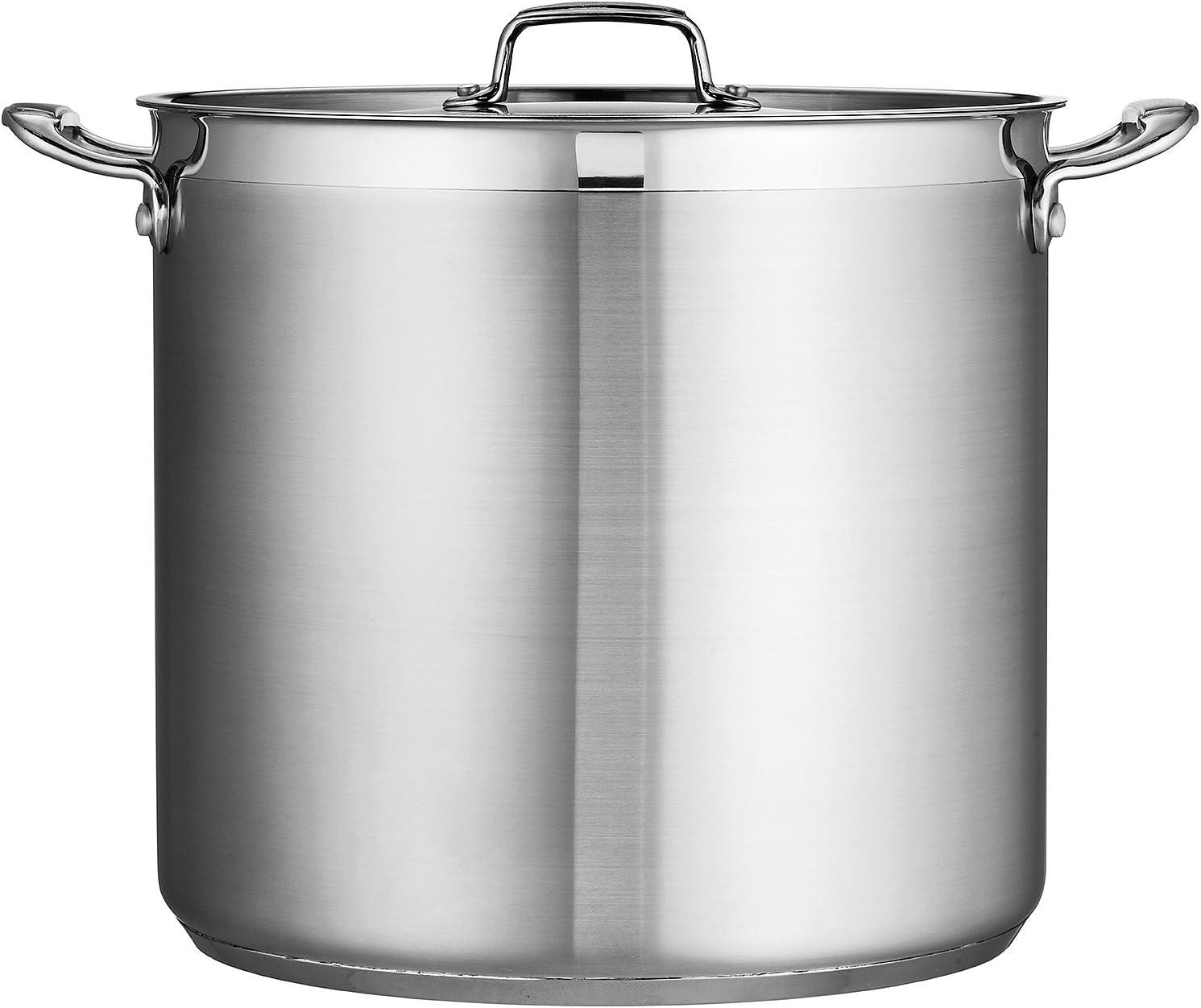 image:imageTramontina Gourmet Stainless Steel 8Quart Stock Pot with Lid24 quart