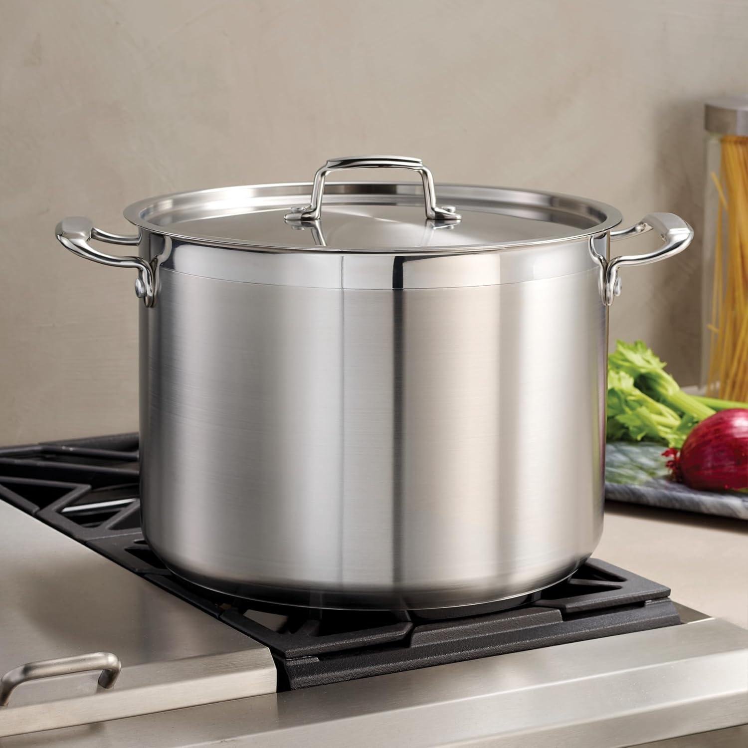 image:imageTramontina Gourmet Stainless Steel 8Quart Stock Pot with Lid8 Quarts
