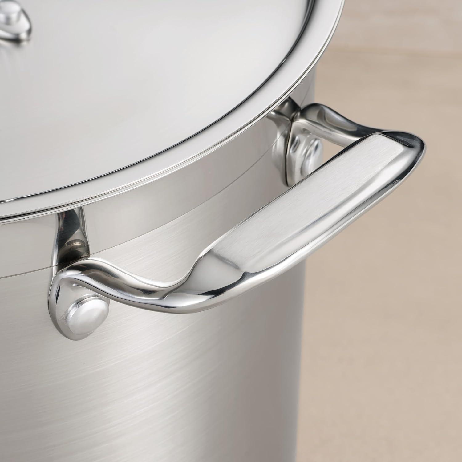 image:imageTramontina Gourmet Stainless Steel 8Quart Stock Pot with Lid8 Quarts