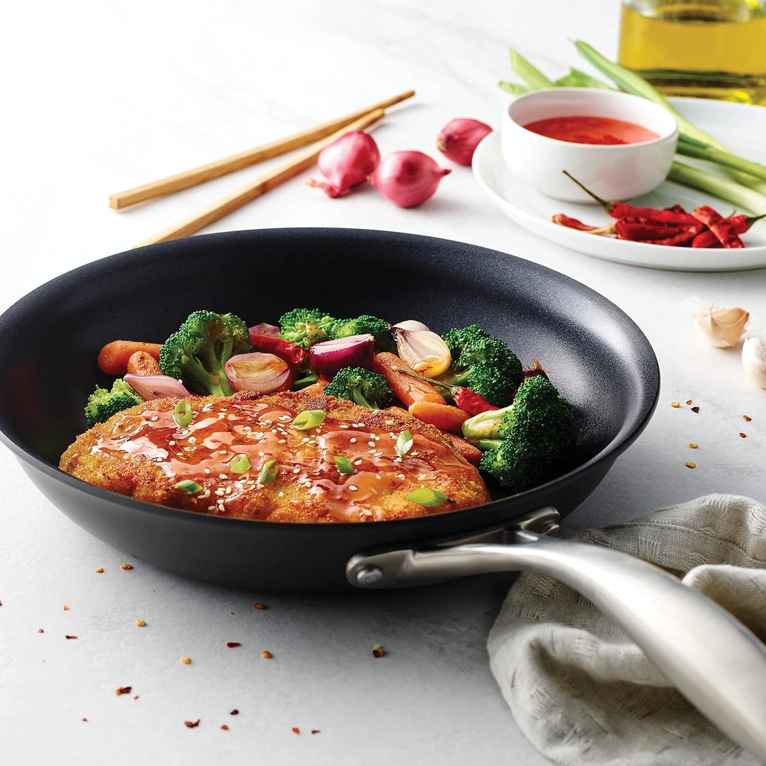 image:imageTramontina OnyxPro Hard Anodized Non Stick 8Piece Cookware Set with Glass Lids Pots and Pans Kitchen Set Oven SafeFry Pan