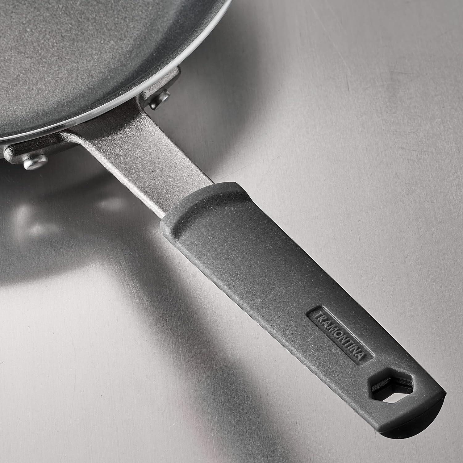 image:imageTramontina Professional Fusion 8Inch Non Stick Small Frying Pan HeavyGauge Aluminum Skillet with Reinforced Nonstick Coating Dishwasher and Oven SafeFry Pan