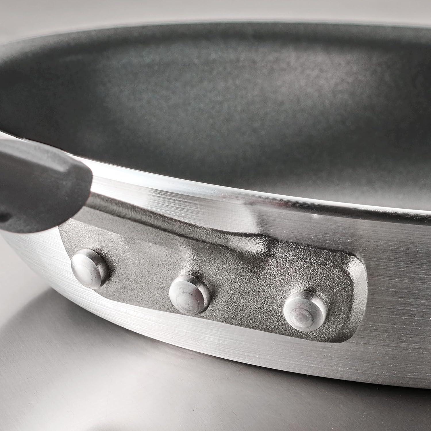 image:imageTramontina Professional Fusion 8Inch Non Stick Small Frying Pan HeavyGauge Aluminum Skillet with Reinforced Nonstick Coating Dishwasher and Oven SafeFry Pan