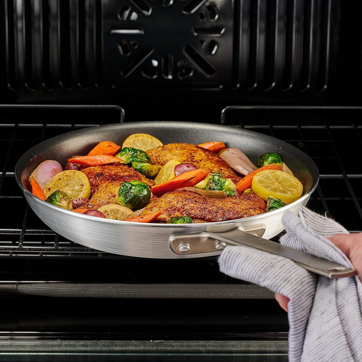 image:imageTramontina Professional Fusion 8Inch Non Stick Small Frying Pan HeavyGauge Aluminum Skillet with Reinforced Nonstick Coating Dishwasher and Oven SafeFry Pan