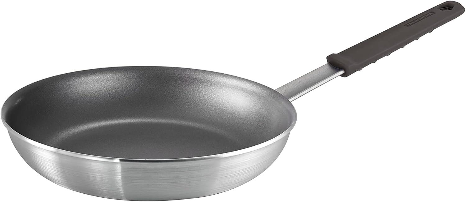image:imageTramontina Professional Fusion 8Inch Non Stick Small Frying Pan HeavyGauge Aluminum Skillet with Reinforced Nonstick Coating Dishwasher and Oven SafeFry Pan
