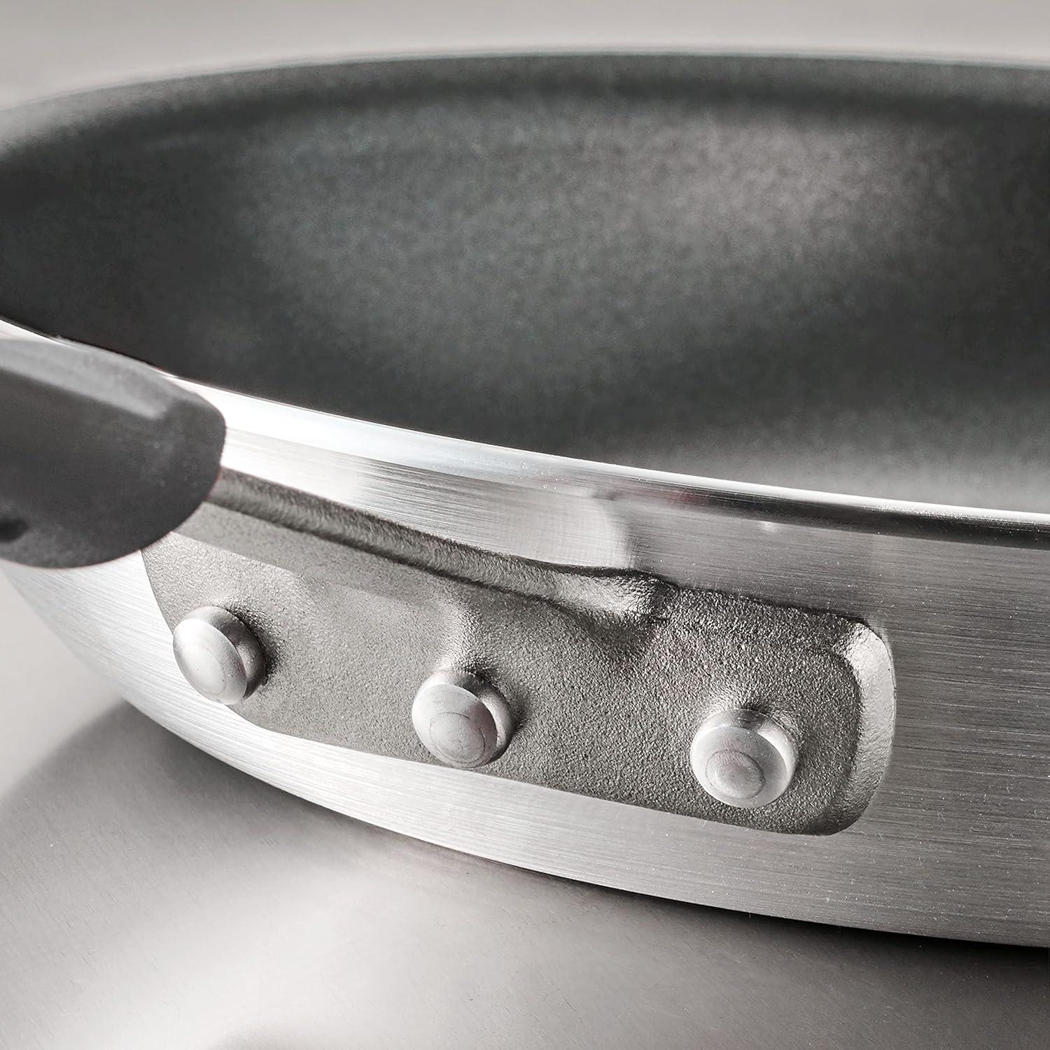 image:imageTramontina Professional Fusion 8Inch Non Stick Small Frying Pan HeavyGauge Aluminum Skillet with Reinforced Nonstick Coating Dishwasher and Oven SafeFry Pan