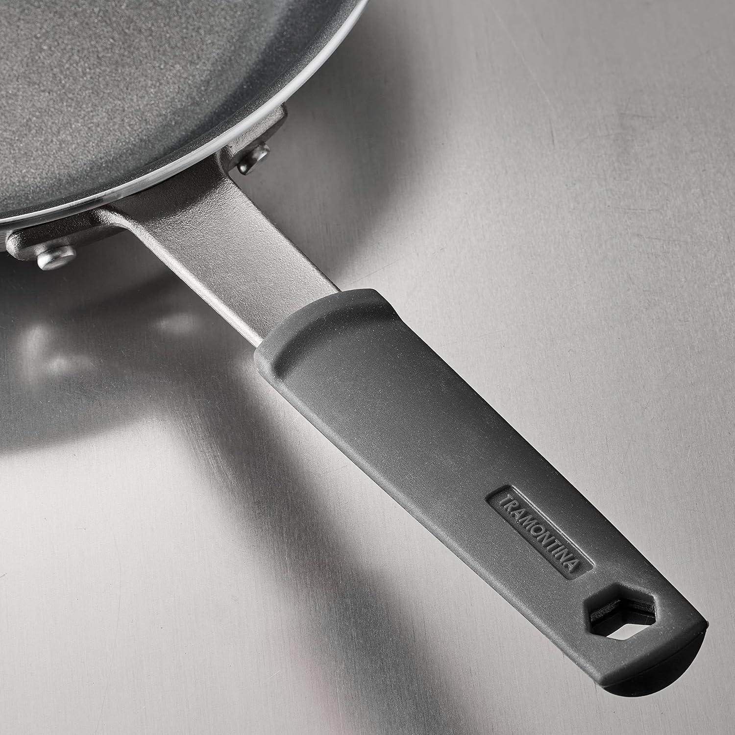 image:imageTramontina Professional Fusion 8Inch Non Stick Small Frying Pan HeavyGauge Aluminum Skillet with Reinforced Nonstick Coating Dishwasher and Oven SafeFry Pan