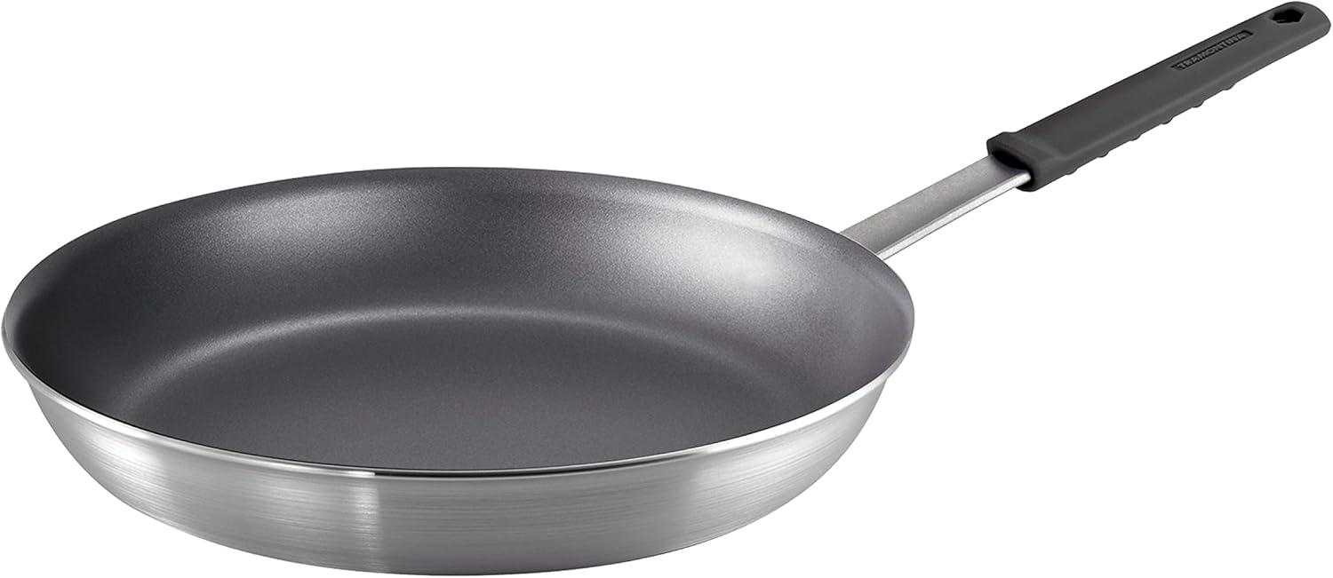 image:imageTramontina Professional Fusion 8Inch Non Stick Small Frying Pan HeavyGauge Aluminum Skillet with Reinforced Nonstick Coating Dishwasher and Oven SafeFry Pan