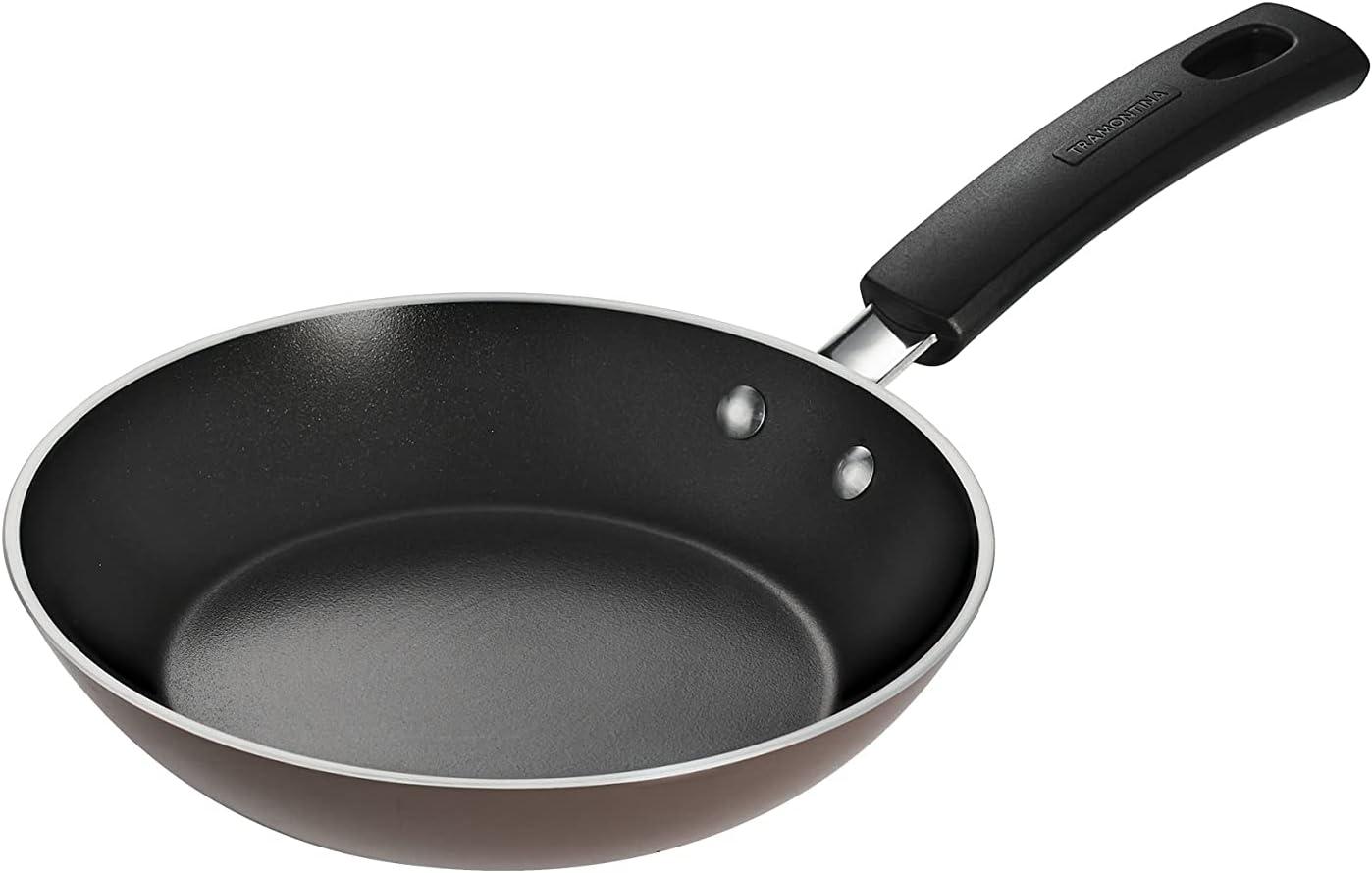 image:imageTramontina Sicilia 8Piece Non Stick Cookware Set with Glass Lids Aluminum Nonstick Pots and Pans Kitchen Set RaspberryHazelnut