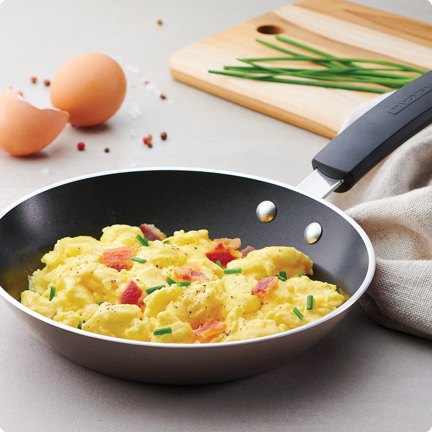 image:imageTramontina Sicilia 8Piece Non Stick Cookware Set with Glass Lids Aluminum Nonstick Pots and Pans Kitchen Set RaspberryHazelnut