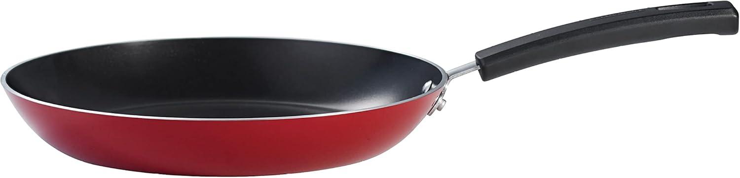 image:imageTramontina Sicilia 8Piece Non Stick Cookware Set with Glass Lids Aluminum Nonstick Pots and Pans Kitchen Set RaspberryRaspberry