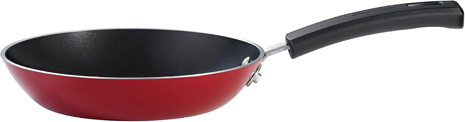 image:imageTramontina Sicilia 8Piece Non Stick Cookware Set with Glass Lids Aluminum Nonstick Pots and Pans Kitchen Set RaspberryRaspberry