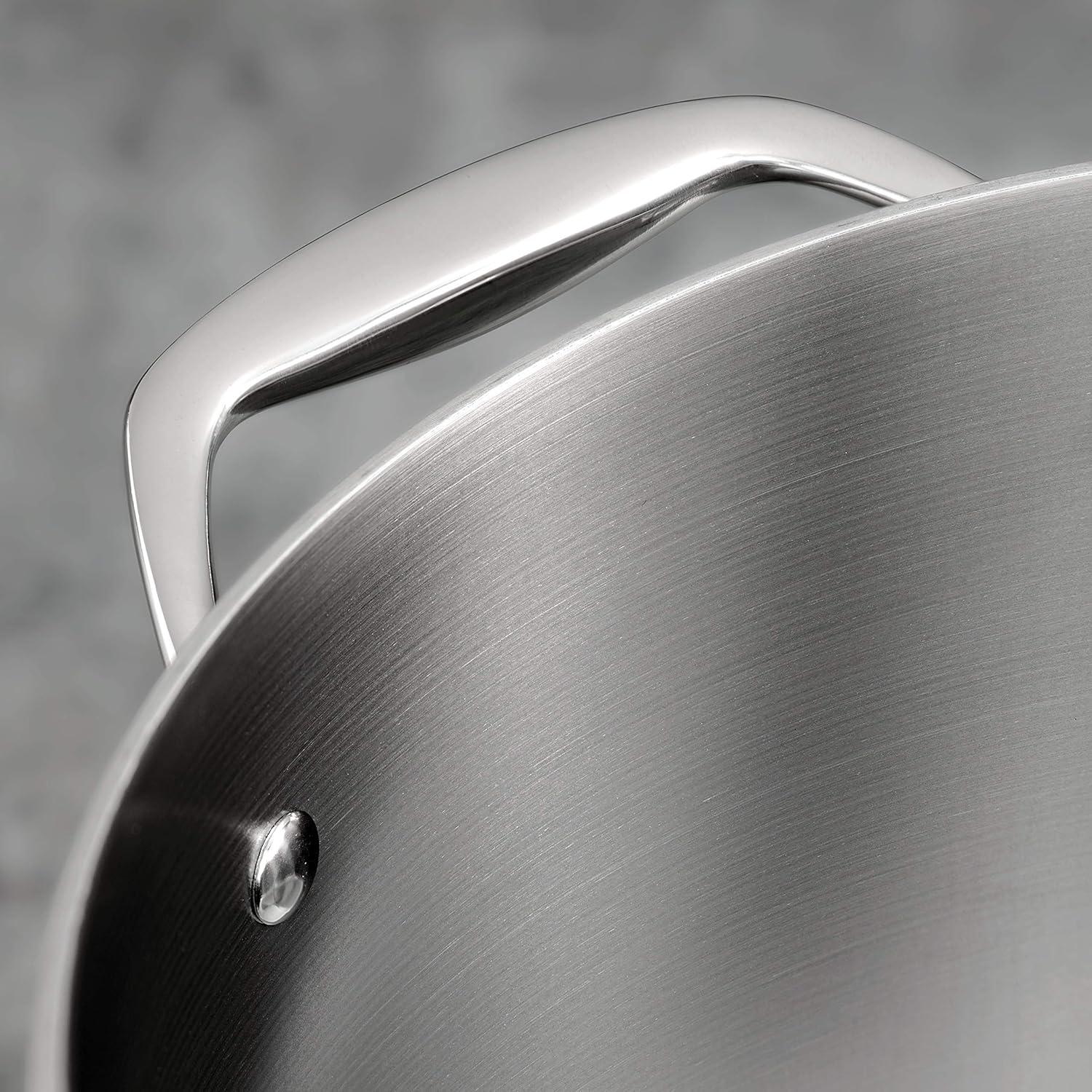 image:imageTramontina Signature TriPly Clad Stainless Steel 3Quart Saute Pan with Lid InductionReady Cooking Pan DishwasherSafe NSFCertified Made in BrazilDUTCH OVEN