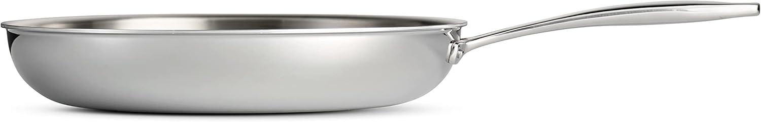 image:imageTramontina Signature TriPly Clad Stainless Steel 3Quart Saute Pan with Lid InductionReady Cooking Pan DishwasherSafe NSFCertified Made in BrazilFRY PAN