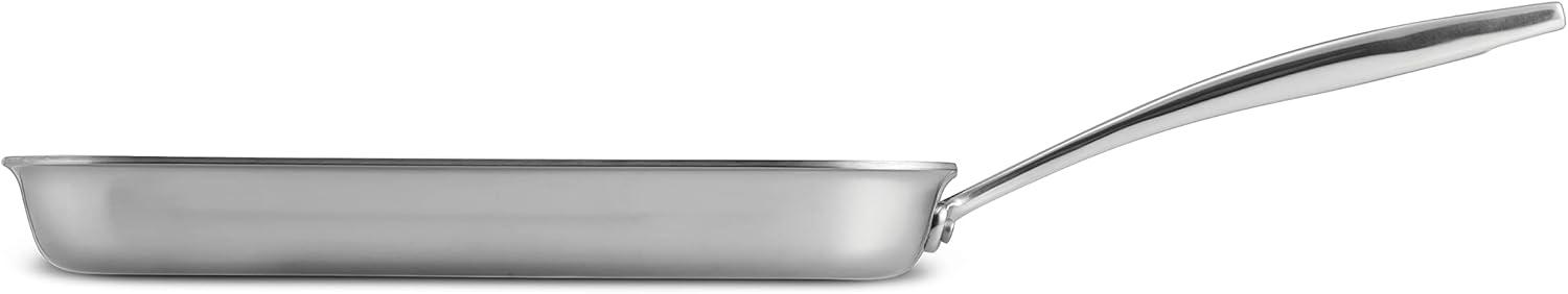 image:imageTramontina Signature TriPly Clad Stainless Steel 3Quart Saute Pan with Lid InductionReady Cooking Pan DishwasherSafe NSFCertified Made in BrazilGRILL PAN