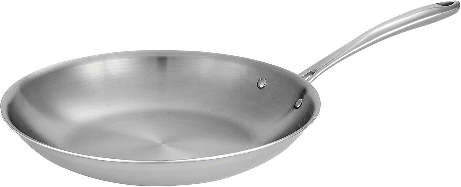 image:imageTramontina TriPly Clad Stainless Steel 12Piece Cookware Set with Glass Lids Pots and Pans Kitchen Set InductionReady DishwasherSafe NSFCertifiedFry Pan