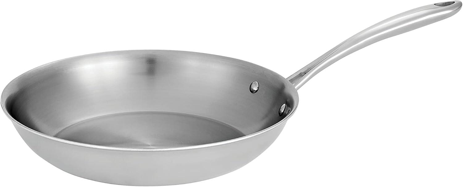 image:imageTramontina TriPly Clad Stainless Steel 12Piece Cookware Set with Glass Lids Pots and Pans Kitchen Set InductionReady DishwasherSafe NSFCertifiedFry Pan