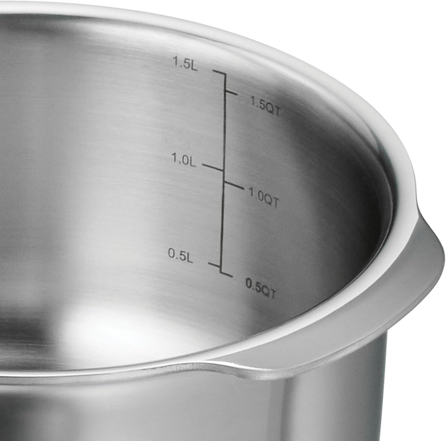 image:imageTramontina Utsava 575Quart TriPly Clad Stainless Steel Tope with Lid Large Patila Pot for Indian CookingStainless Steel