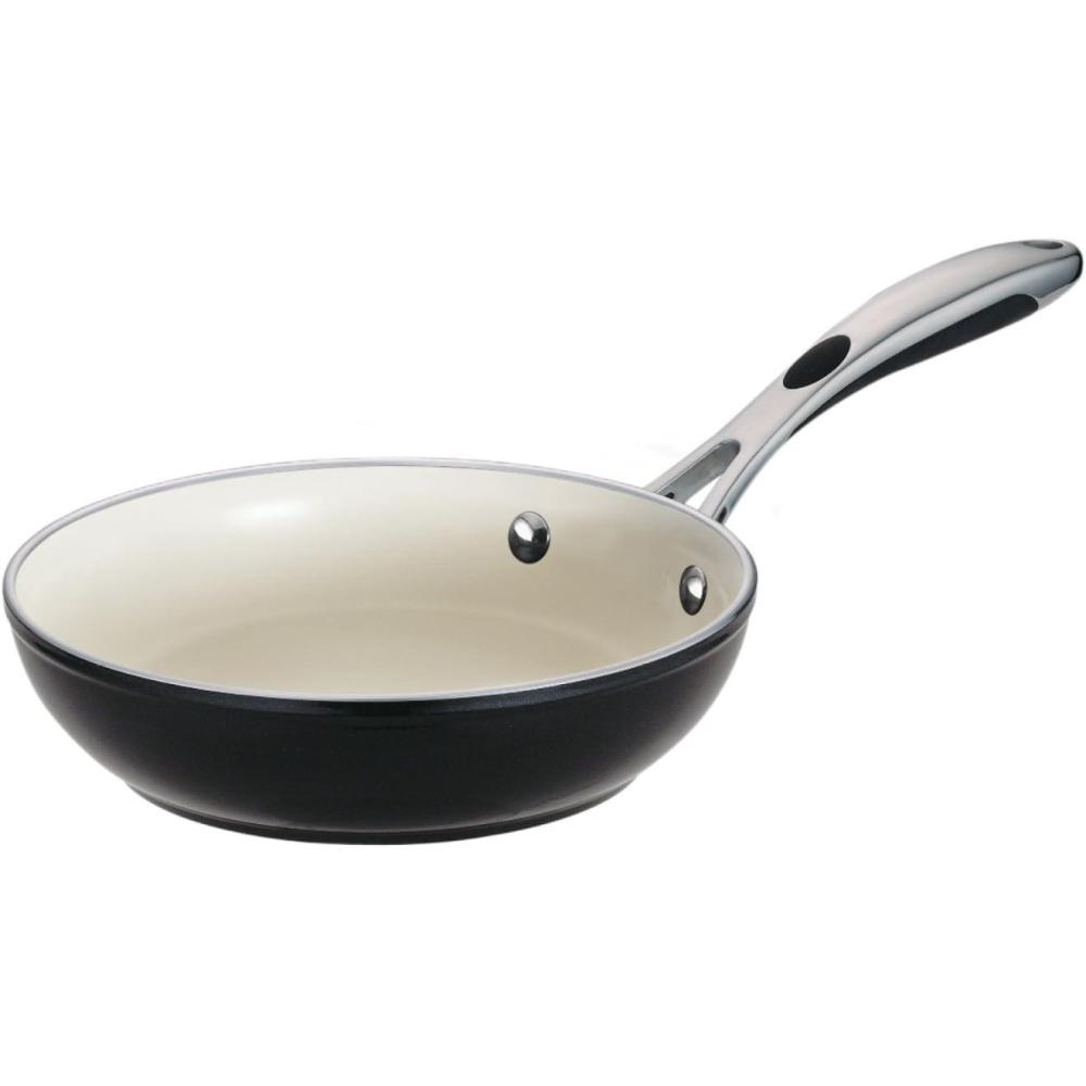 image:imageTramontina Ceramica Deluxe 10Inch Frying Pan Ceramic Non Stick Skillet OvenSafe Metallic BlackFry Pan