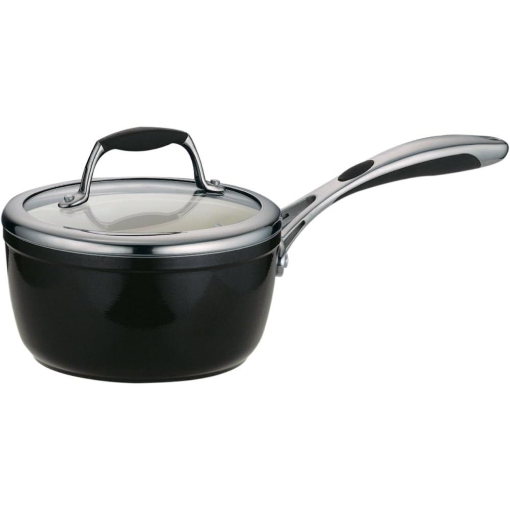 image:imageTramontina Ceramica Deluxe 10Inch Frying Pan Ceramic Non Stick Skillet OvenSafe Metallic BlackSauce Pan