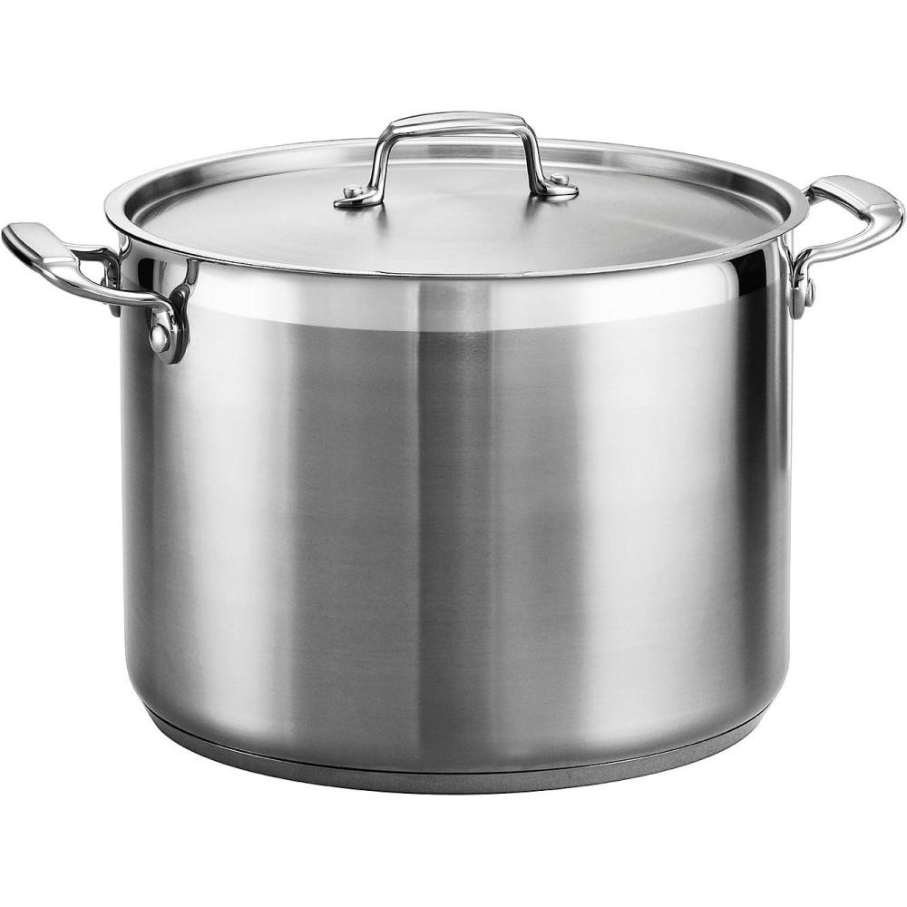 image:imageTramontina Gourmet Stainless Steel 8Quart Stock Pot with Lid16 quart