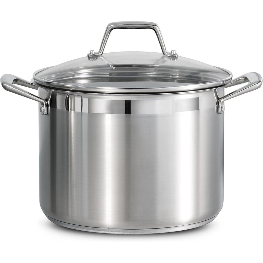image:imageTramontina Lock amp Drain Stainless Steel 8Quart Pasta Pot with Lid and Strainer