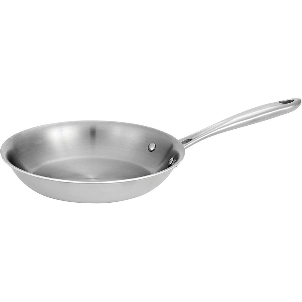 image:imageTramontina TriPly Clad Stainless Steel 12Piece Cookware Set with Glass Lids Pots and Pans Kitchen Set InductionReady DishwasherSafe NSFCertifiedFry Pan