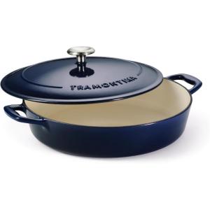 image:imageTramontina Bestow Enameled Cast Iron Dutch Oven Pot with Lid Round 55quart Medium BlueBlue