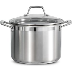 image:imageTramontina Lock amp Drain Stainless Steel 8Quart Pasta Pot with Lid and Strainer