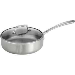 image:imageTramontina TriPly Clad Stainless Steel 12Piece Cookware Set with Glass Lids Pots and Pans Kitchen Set InductionReady DishwasherSafe NSFCertifiedSaute Pan