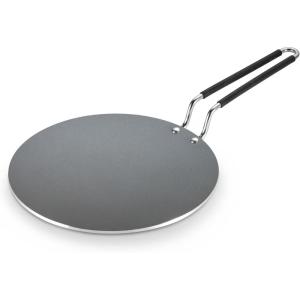 image:imageTramontina Utsava 105Inch TriPly Clad Stainless Steel CeramicCoated Curved Chapati Tawa Nonstick Concave Tava Pan for Roti amp CrepeStainless Steel