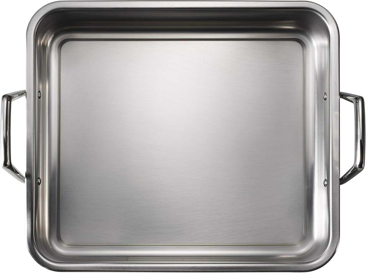 image:imageTramontina 1675Inch Stainless Steel Roasting Pan with Rack Flared Edge Turkey Roaster for Oven Dishwasher Safe Made in Brazil165Inch