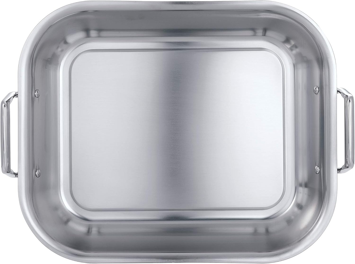 image:imageTramontina 1675Inch Stainless Steel Roasting Pan with Rack Flared Edge Turkey Roaster for Oven Dishwasher Safe Made in Brazil1675Inch