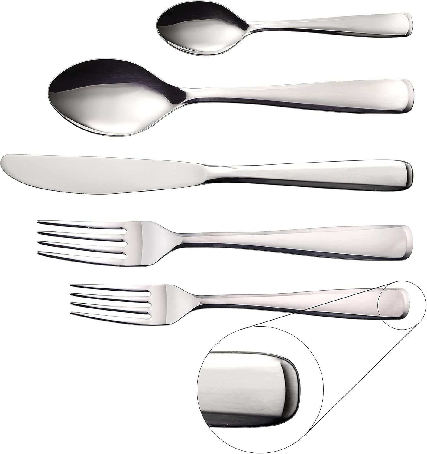 image:imageTramontina 20 Piece Silverware Set Pacific Utensils Set