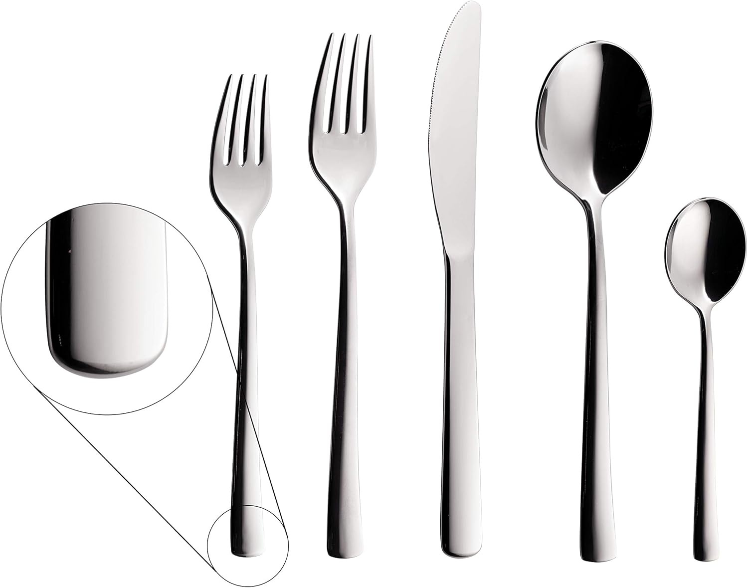 image:imageTramontina 45 Piece Silverware Set Firenze Utensils Set20 PC Pack of 2