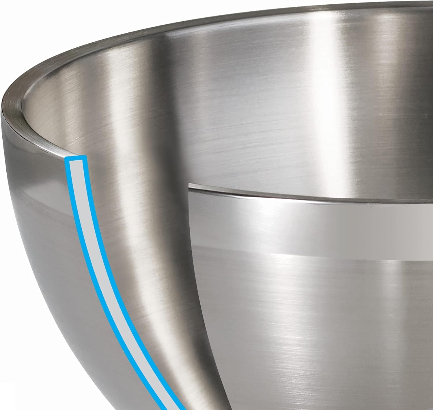 image:imageTramontina Double Wall Stainless Steel Mixing Bowls 3Pack