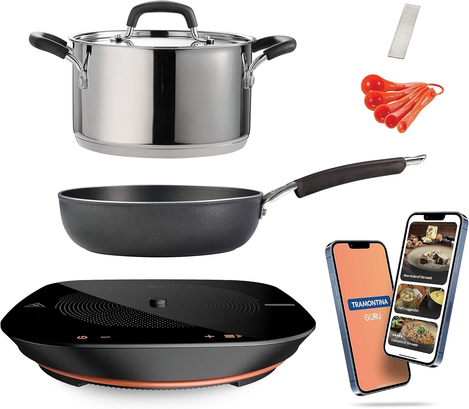image:imageTramontina Guru Smart Induction Cooktop Starter Set 81502000DSStarter Set