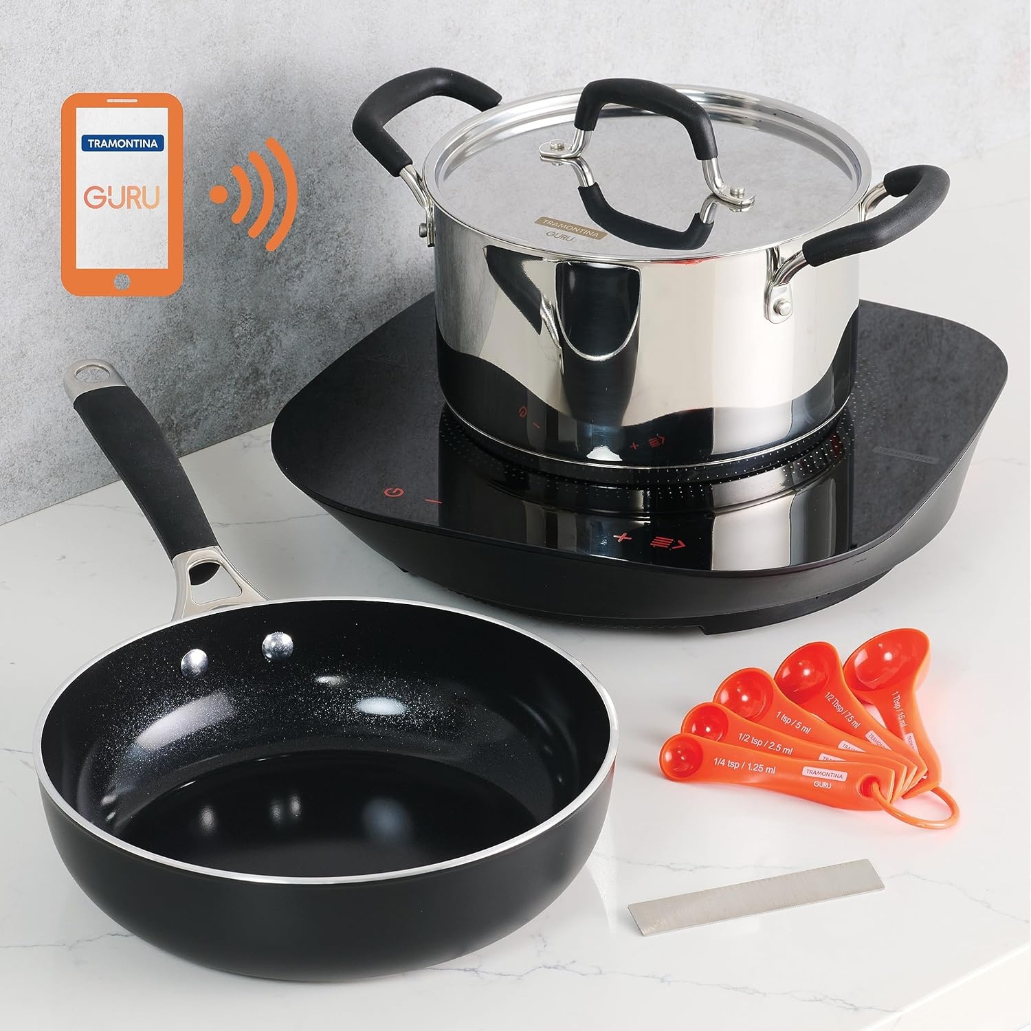 image:imageTramontina Guru Smart Induction Cooktop Starter Set 81502000DSStarter Set