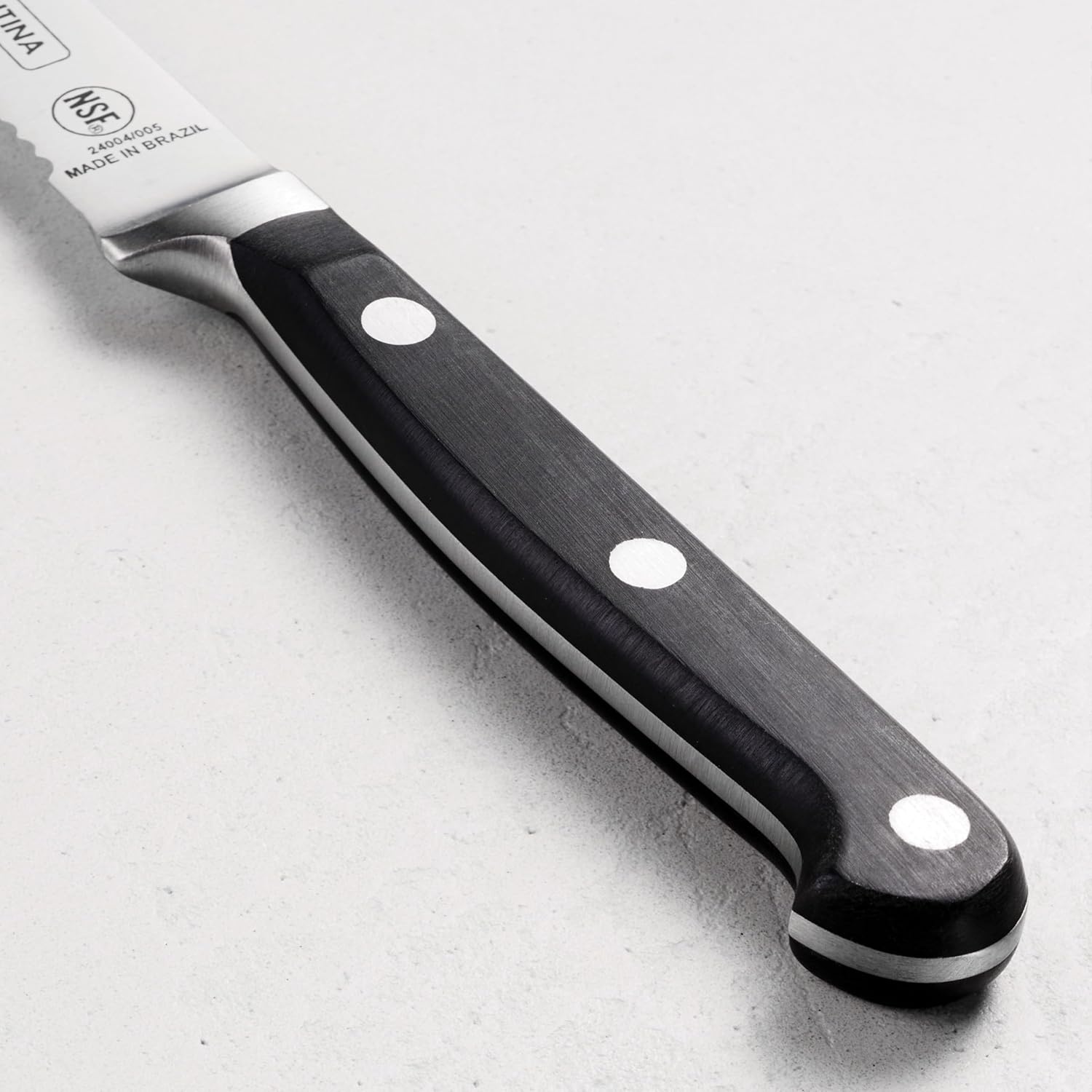 image:imageTramontina Pro Series 4 Piece Forged 5 Inch Fine Steak Knife SetSerrated Edge