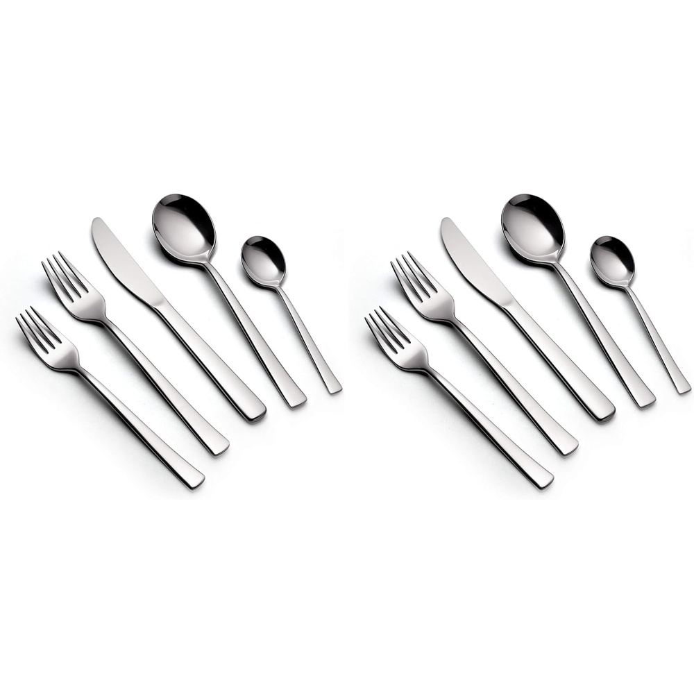 image:imageTramontina 45 Piece Silverware Set Firenze Utensils Set20 PC Pack of 2