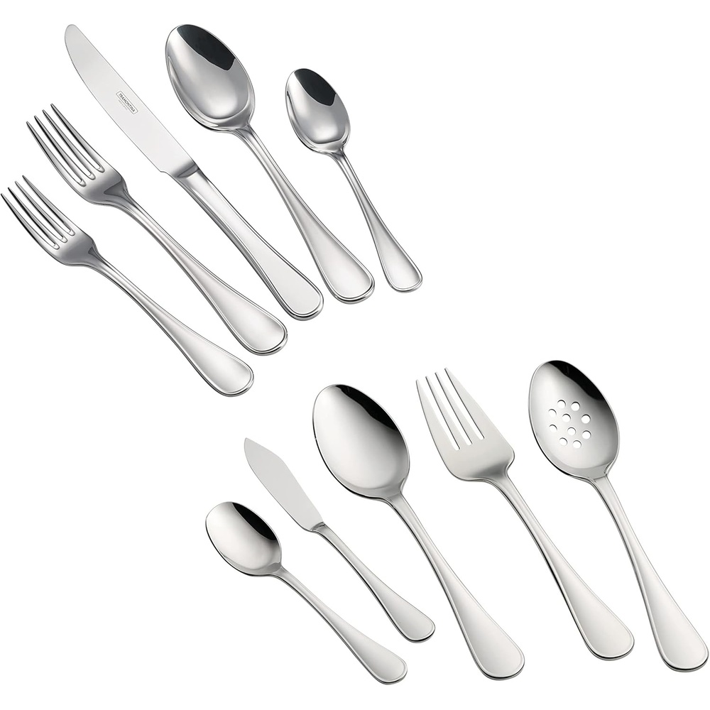 image:imageTramontina 45 Piece Silverware Set Firenze Utensils Set45 PC