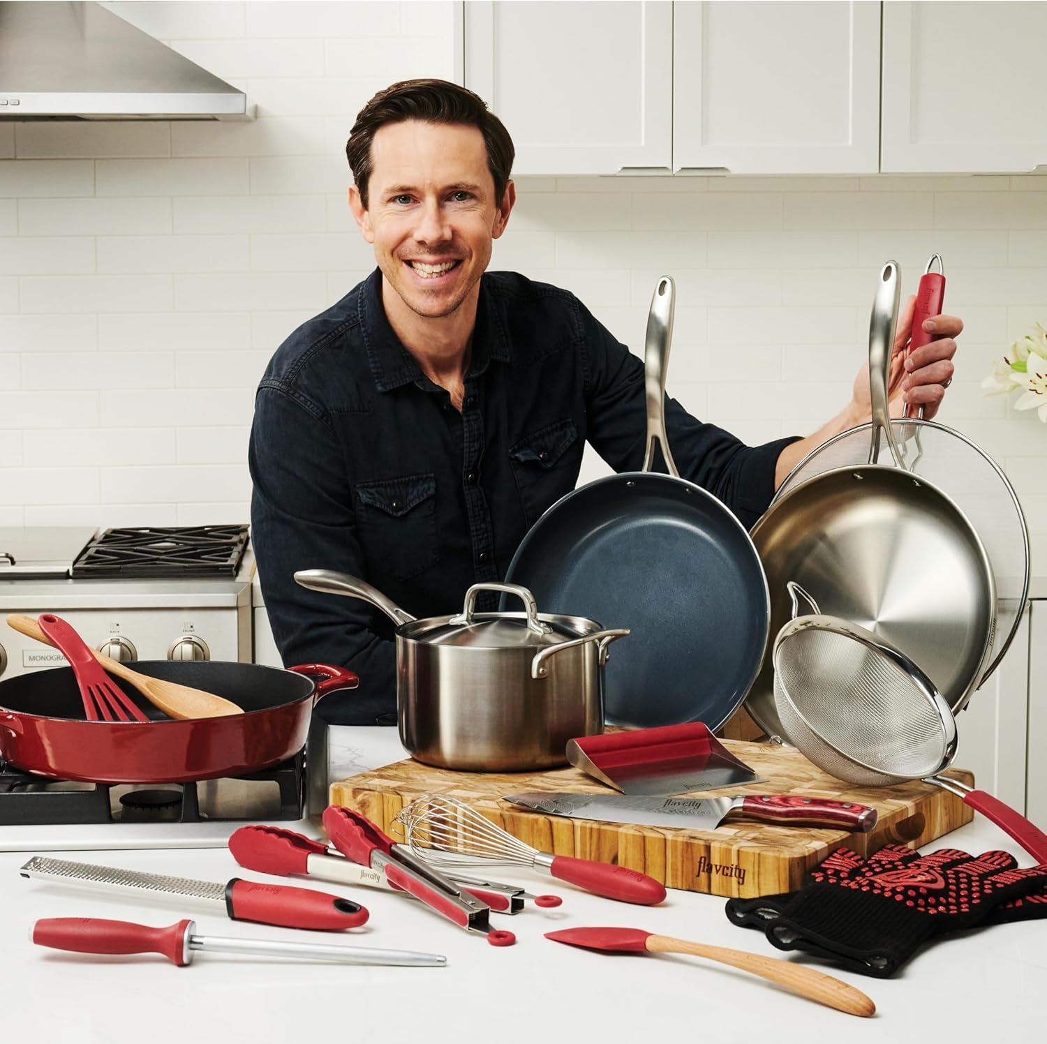 image:imageTramontina FlavCity 19 Piece Essential Cookware Set19 Piece
