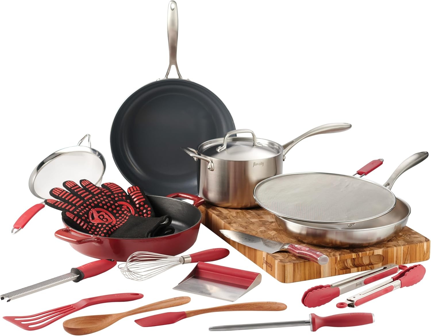 image:imageTramontina FlavCity 19 Piece Essential Cookware Set19 Piece
